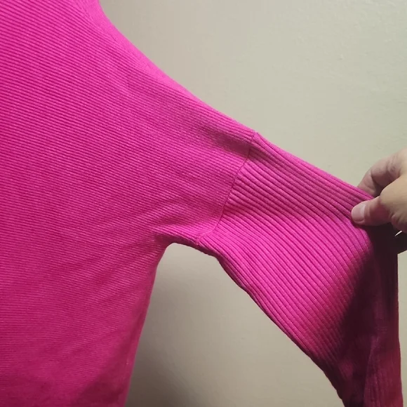 Pink Cowl Neck Sweater - Picture 2 of 5